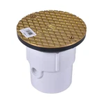 Oatey 74127 3" Or 4" Pvc General Purpose Cleanout With 6" Br Cover - White. Fixed Price $80.46.