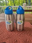 Pair Of Bios H2O Stainless Steel Flask 750ML Bpa Free. Fixed Price $14.00.