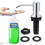 500ML Stainless Steel Soap Dispenser For Kitchen Sink Hand Liquid Pump Bottle. Fixed Price $9.48.