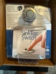 Insinkerator Sts-oosn Sinktop Satin Nickel Button Dual Outlet Switch. Fixed Price $10.00.