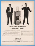 1963 Oasis Water Coolers Columbus Oh Hot Cold Handy Business Man Office Print Ad. Fixed Price $11.99.