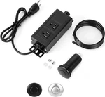 Dual Outlet Garbage Disposal Air Switch Ul Listed Sink Top 3.58 Extra Black. Fixed Price $25.99.