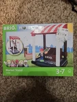 Brio World Market Stand Set 33946 Wood With 1 Minifigure Compatible Thomas. Fixed Price $14.99.