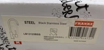 Franke Steel Butler LB13125BSS Prep Bar Sink Kitchen Faucet Black Stainless. Fixed Price $152.99.