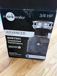 Insinkerator Evolution Cover Control With 3/4HP Garbage Disposal W/ezcnct Cord. Fixed Price $300.00.
