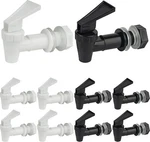 10 Sets Replacement Cooler Faucet, Reusable Plastic Spigot For Beverage Dispense. Fixed Price $20.60.