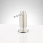Signature Hardware 448563 Contemporary Soap Dispenser - Brushed Nickel. Fixed Price $50.86.