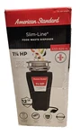 American Standard Slim Line 1.25HP Food Waste Disposer ASD-825-SL(BLACK) New Ob. Fixed Price $89.99.
