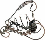 Tj Global Freestanding Metal Bottle Holder Rack For Countertop Wine.... Fixed Price $32.33.