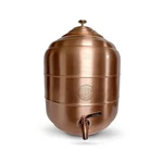 100% Pure Copper Water Dispenser Storage Tank Pot, Stainless Steel Faucet Spi.... Fixed Price $306.11.