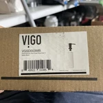 Vigo Kitchen Soap Dispenser In Matte Black VGSD003MB. Fixed Price $15.29.