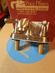 Price Pfister T48-PK00 Portland 2 Handle Satin Nickel 4" Centerset Lavatory. Fixed Price $63.98.