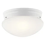Kichler 206WH Ceiling 60W 7.5" Flush Mount White Kitchen Bath Lighting. Fixed Price $7.00.