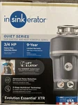 Insinkerator Evolution Essential Xtr Garbage Disposal With Cord Sinktop 3/4 New. Fixed Price $489.00.