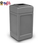 Commercial Zone Products 732103 Square Waste Container Gray 42 Gallon. Fixed Price $199.25.