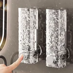 Soap Dispenser Wall Mount Shower Shampoo Lotion Container Holder No Drilling. Fixed Price $57.68.