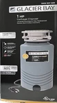 Garbage Disposal 1HP Continuous Feed With Power Cord Glacier Bay Turbogrind Max. Fixed Price $120.00.