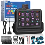 Mictuning 12 Gang Wireless Switch Panel, Led Touch Circuit Remote Control. Fixed Price $170.99.