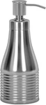 Nu Steel Arvada Ribbed Metal Liquid Soap Dispenser + Tumbler Lotion Pump - New. Fixed Price $48.00.
