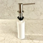 Rohl Tenerife 0180SDSTN Deck Mounted Soap Dispenser Satin Nickel. Fixed Price $135.00.
