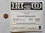 H2O 2000 Dealer Promotional Bin Card Sticker Flawless New Old Stock. Fixed Price $9.99.
