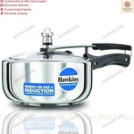 Hawkins 3 Litre Stainless Steel Cooker, Wide Design Pan Induction. Fixed Price $63.65.