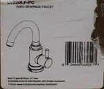 Brizo 61320LF-PC Odin 1.5 Gpm Cold Only Water Dispenser Beverage Faucet Chrome. Fixed Price $140.00.