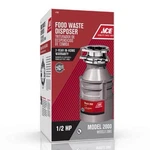 In-sink-erator 2000 Disposer Food 1/2HP 2YR Damaged Box. Fixed Price $85.00.