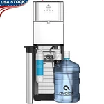 Bottom Loading Water Cooler Dual Filtration Hot Cold Dispenser Child Lock New. Fixed Price $256.19.