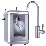 Ready Hot 1300W Instant Water Dispenser, Brushed Nickel Single Handle Faucet. Fixed Price $259.99.