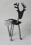 Crosby & Taylor Pewter Animal Deer Candle Stick Holder. Fixed Price $169.99.