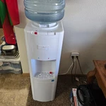 Vitapur Hot & Cold Top Loading Water Dispenser White Bottle VWD1006BL. Fixed Price $250.00.
