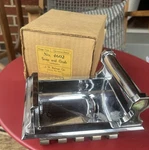 Vintage Original Bathroom Recessed Wall Mounted Soap Holder Chromium - With Box. Fixed Price $50.00.