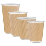 Genuine Joe GJO11257CT Rippled Hot Cup- 16OZ.- 500-CT- Brown. Fixed Price $124.96.