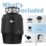 Insinkerator Pro 750 3/4 Hp Continuous Feed Food Waste Without Power Cord. Fixed Price $227.99.