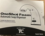 Oneshot Foam Automatic Soap Dispenser Tc Commercial Stock# 750339 Lot Of 4. Fixed Price $87.55.