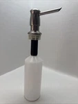 Moen Soap Dispenser For Kitchen Sink Brushed Nickel Built-in And Refill-from Top. Fixed Price $22.00.