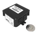 Rohl Waste Disposal Control Box With Air Switch Button, AS450STN Satin Nickel. Fixed Price $259.00.