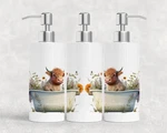 Highland Cow Soap Dispenser Stainless Steel Bathtub Design Durable. Fixed Price $25.99.