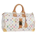 Louis Vuitton Monogram Multicolor Speedy 30 Bag White Bron M92643 Auth 132956SAV. Fixed Price $4500.00.