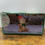 Holiday Living 3.5 Ft Christmas Teddy Bear Airblown Inflatable Led Lighted. Fixed Price $34.26.
