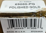 Brizo 69080-PG Garbage Disposal Air Switch,polished Gold *new*. Fixed Price $145.99.