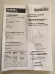 Moen One Handle Pulldown Kitchen Faucet Installation Manual Oem INS10205C. Fixed Price $14.99.