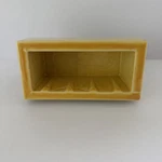 Yellow Recessed Ceramic Tile In Shower Wall Niche Soap Dish Tray Modern Contemp. Fixed Price $24.95.