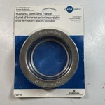 Insinkerator Stainless Steel Flange Flg-ss Polished Chrome, New Sealed. Fixed Price $9.99.