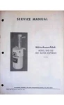 Kitchenaid KHD-150 Hot Water Dispenser Service Manual 1971 Hobart Ohio. Fixed Price $20.99.