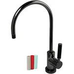 Kingston Brass NS8190DKL Onyx Water Filtration Faucet, Black Stainless Steel. Fixed Price $44.09.