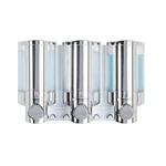 Better Living Products 76345-1 Aviva Three Chamber Dispenser, Chrome. Fixed Price $80.69.