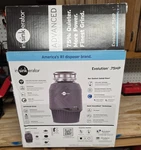 Insinkerator Evolution Advanced Series 3/4 Hp Garbage Disposal Ez Connect. Fixed Price $185.00.