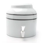 Brand New Bluewave Stripe Design Water Dispenser Crock, Black With Spigot 2.2L. Fixed Price $54.98.